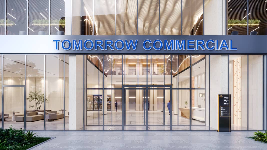 4 Main entrance of the commercial tower. jpg