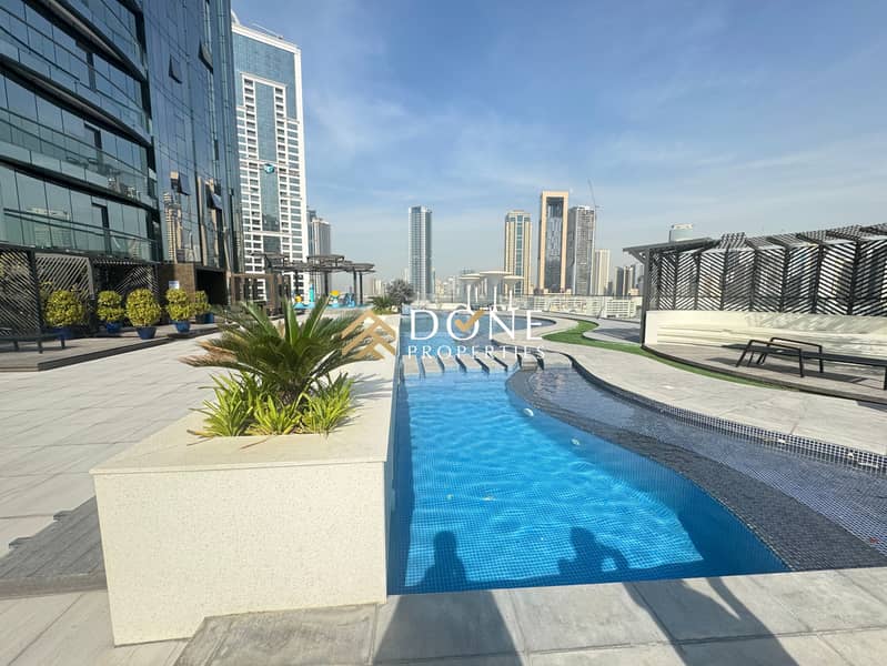 Fully sea view ! Brand new building 3BHK with made room /gym /pool /children play area /2 covered parking/