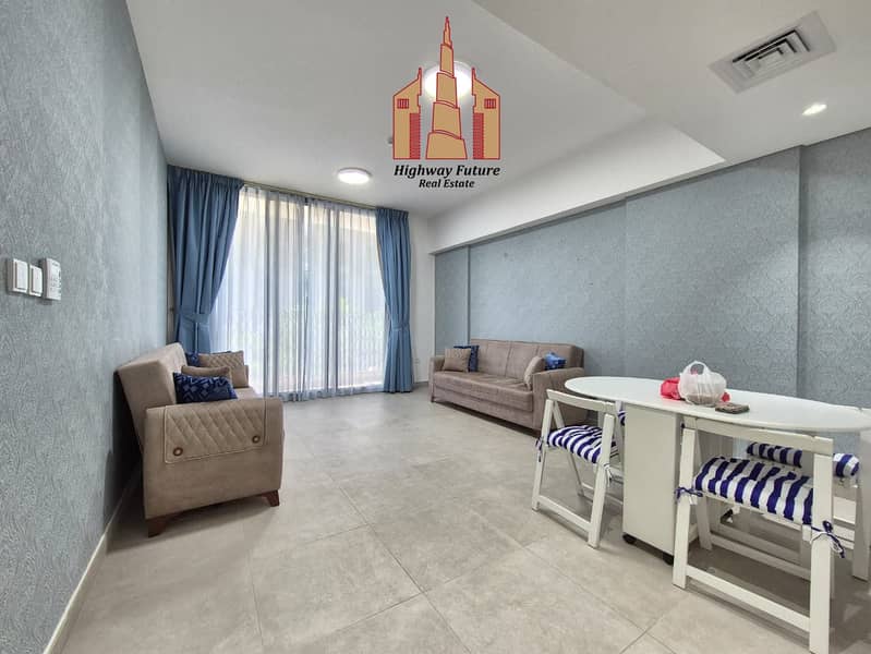 Fully Furnished 1BHK Close kichen+Spacious Hall in Aljada Community