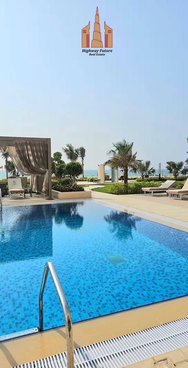 Sea View | Fully Furnished | Luxurious 2-BR | Maid Room |