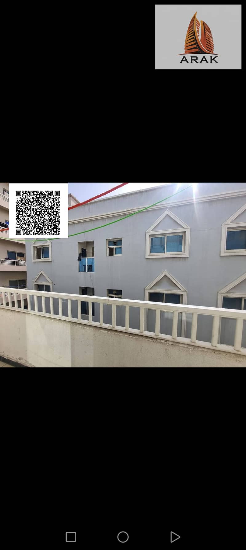 A fantastic apartment for annual rent in Ajman, Al Nuaimiya 2, directly on Sheikh Khalifa Street.