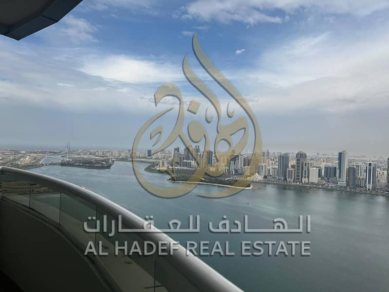 3 bedrooms and a living room 5 bathrooms Area: 2,450 sq ft 2 balconies Features: Free parking Central air conditioning Rental details: Annual price: A