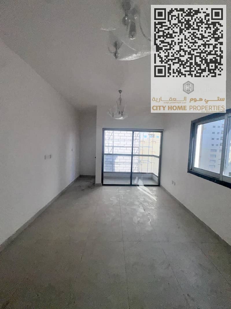 Today's Offer in Al Nuaimiya 2: Brand New 1-Bedroom Apartment with Balcony – One Month Free – Prime Location Behind Sheikh Khalifa Street – Only AED 3