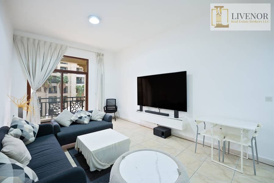 Fully Furnished 1BR | 1075 Sqft | Al Dalia Block B, Al Mamzer