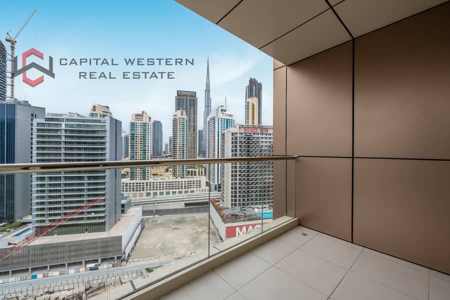 Burj and Canal View | Bright and Spacious 2BR