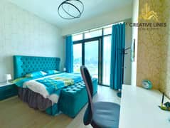 شقة في كريك فيوز باي عزيزي (فرهاد عزيزي ريزيدنس)،مدينة دبي الطبية المرحلة 2،الجداف 1 غرفة 80000 درهم - 14740127