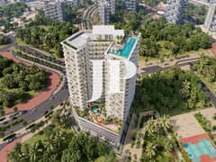 اجمل اطلالة لشقة استوديو | كوف جراند ريزيدنس | مناظر متعددة | الوصول إلى الشرفة