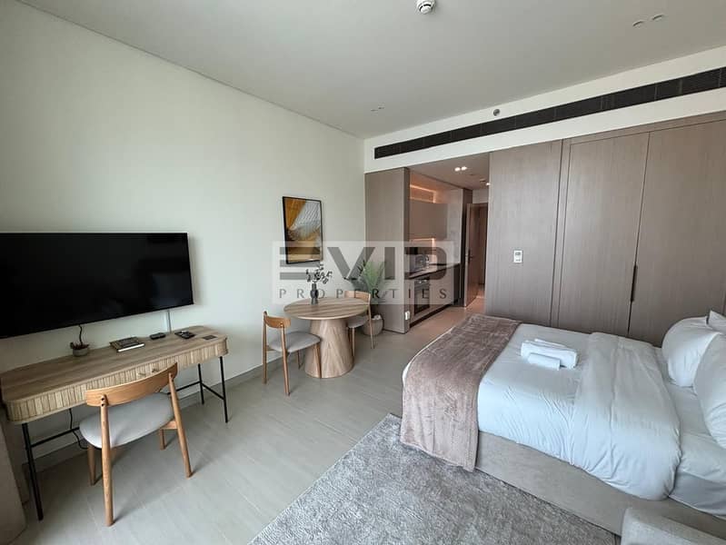 Studio Apartment for Rent | Pool View | Smart Home | Fully Furnished