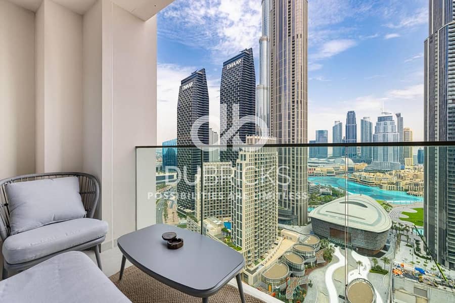 Stunning Burj & Fountain View | High Floor | Fully Furnished | Prime Location