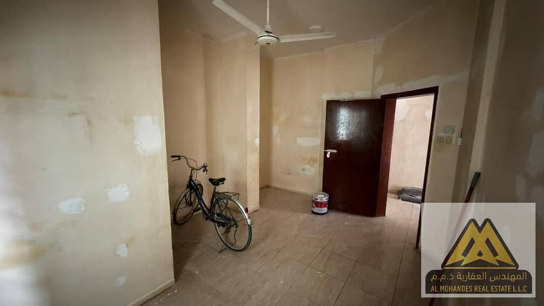 For annual rent – Studio in Al Nakhil 1 – Ajman Second row from Ajman Corniche Ground floor Split AC Maintenance on landlord Prime location close to
