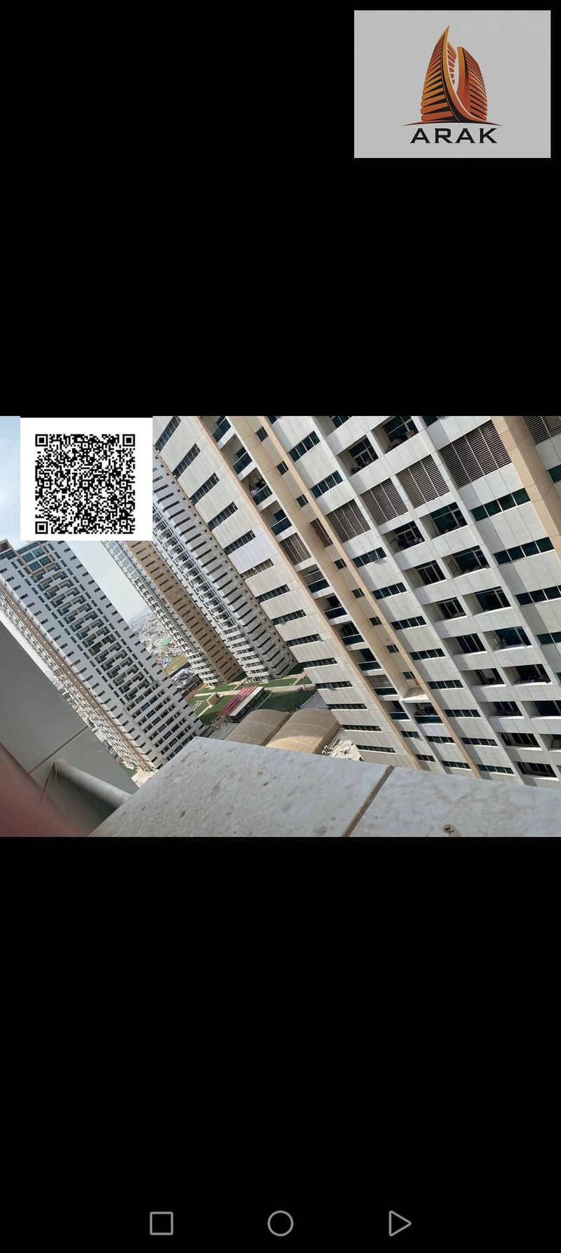 A fantastic apartment for annual rent in Ajman Towers, two bedrooms and a living room.