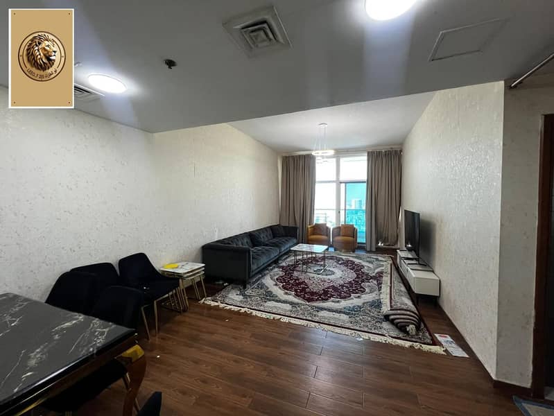 Furnished Apartment for Rent in Ajman One Towers Luxury Apartment with a Spacious Area and Open View Location: Ajman One Towers - Tower 1 Floor: 24