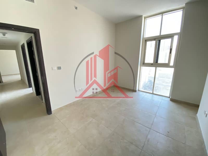 Spacious 2bhk in new building with master bedroom and wardrobe