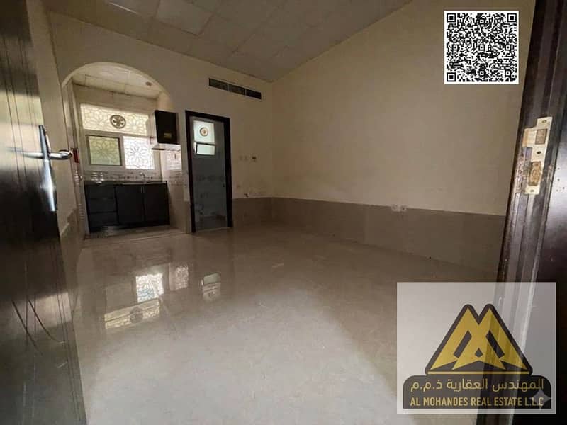Spacious Studio Apartment | Semi-Separate Kitchen | Prime Location Close to All Amenities, Near the Courthouse and Ajman University, and Close to Shei