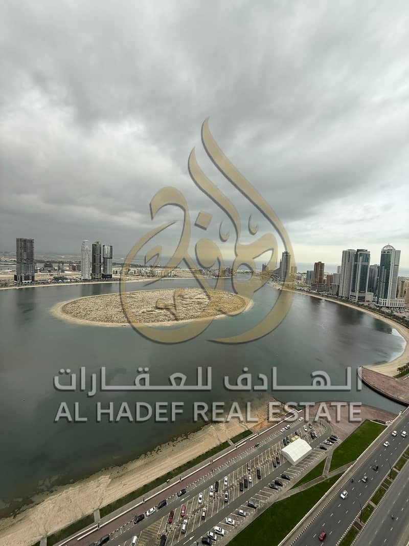 Rare opportunity for luxury living in Al Khan — First row direct lake view with very spacious layout, a deal that won’t be repeated