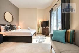 استوديو مفروش | شرفة | إطلالات على المجتمع والمارينا | بوابة دبي الجديدة 2 JLT