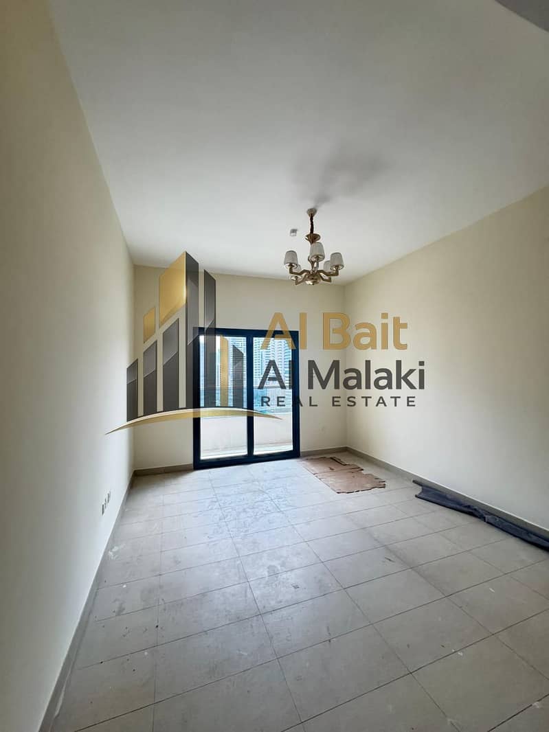 Luxury Apartment: 2 Master Bedrooms + Maid Room with Two Balconies & Free AC