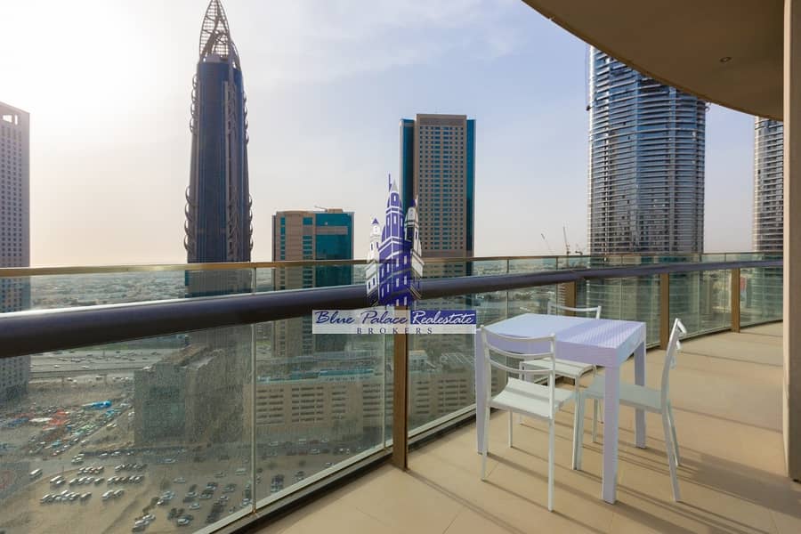 High Floor Burj Vista  2br with Sea View