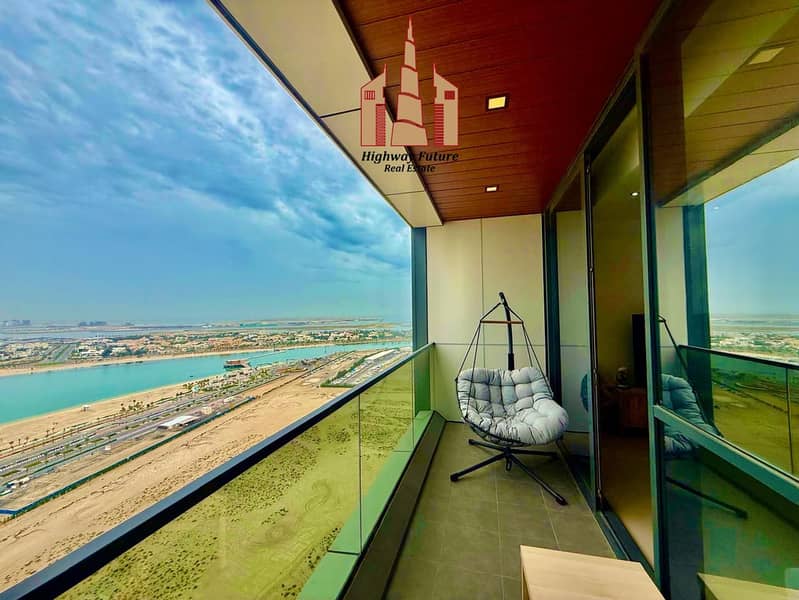 Luxury Fully Furnished 2-Bedroom Apartment with 3 Bathrooms, Spacious Balcony & Stunning Scenic Views. Premium Amenities |La plage tower Modern Living | Perfect Comfort & Elegance