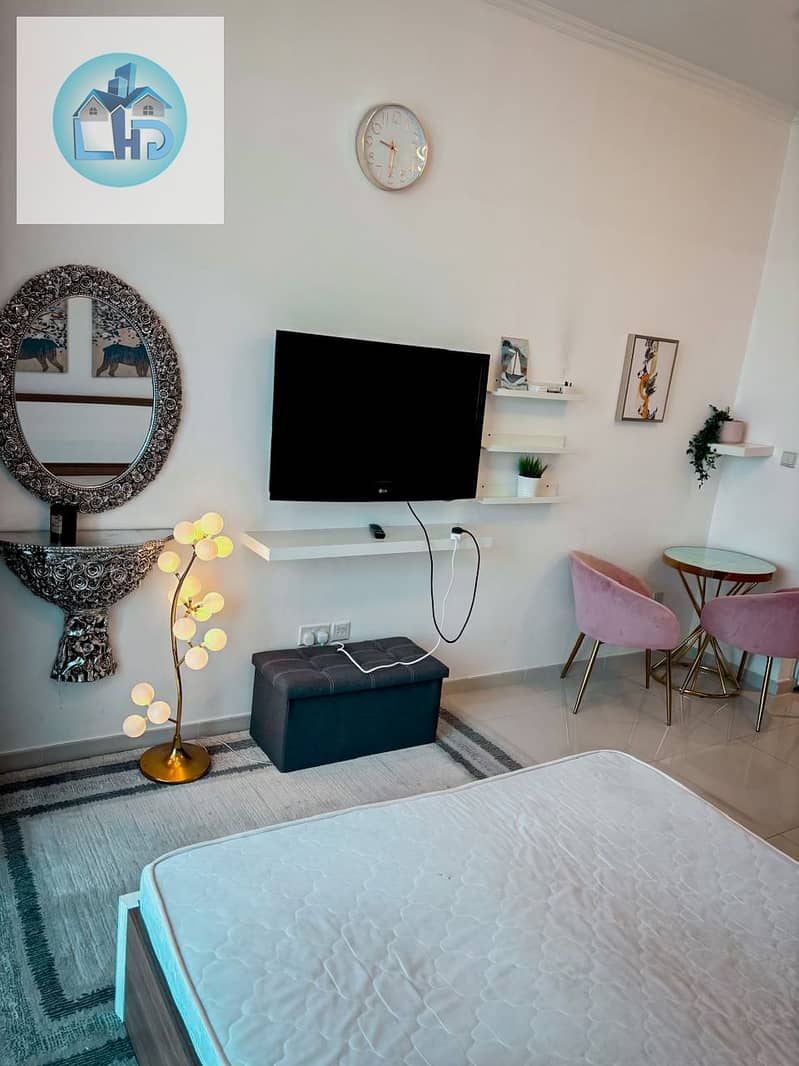 Premium Furnished Studio | High Floor | Bills Included | Carson A – DAMAC Hills