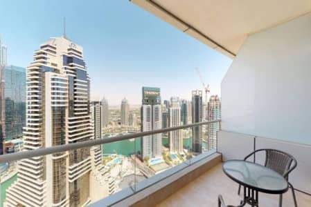 1 Bedroom Apartment for Rent in Dubai Marina, Dubai - balcony (1). jpg