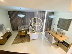3BR Villa | Pacifica DAMAC Hills 2 | Community View | Furnished Living Area