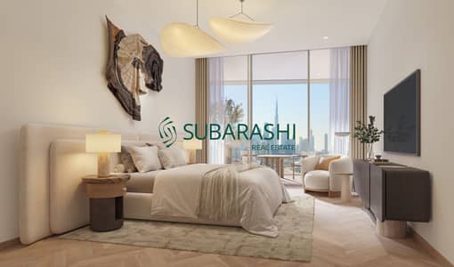 3 Cпальни Апартамент Продажа в Дубайский дизайнерский район, Дубай - 3 Bedroom - Bedroom. jpeg