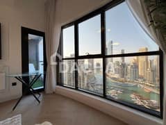 شقة في برج إسكان مارينا،دبي مارينا 1 غرفة 84995 درهم - 14760506