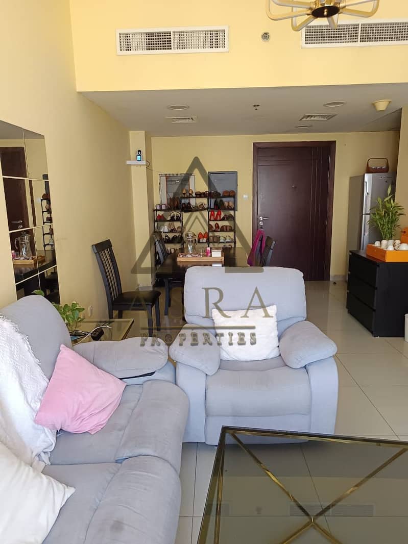 2BR Apartment | Furnished | Pool & Skyline View | Balcony