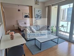 شقة في المها،المنيرة،شاطئ الراحة 1 غرفة 115000 درهم - 14764462