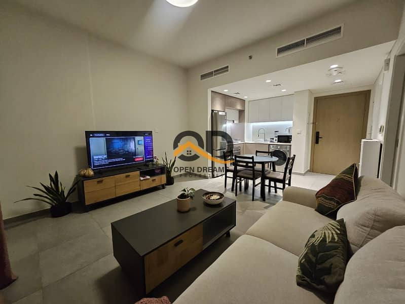 Monthly Furnished 1BR | All Bills Included | Boulevard 2 Aljada Sharjah