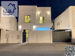 لايجار : فيلا مودرن بمنطقه الزاهيه( أول ساكن ) تشطيب راق وموقع ممتاز مقابل المسجد والخدمات , بالقرب لشارع الشيخ محمد بن زايد