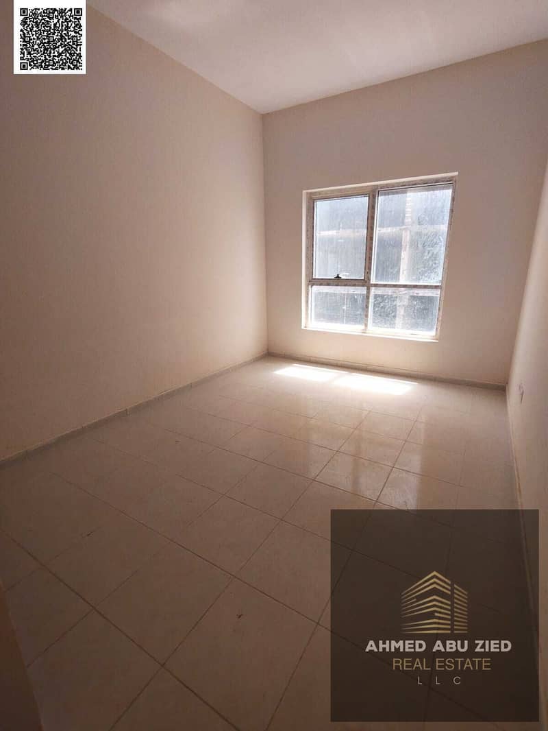 **“Elegant and luxurious apartment with a master bedroom, spacious living room, equipped kitchen, 2 bathrooms, maid’s room, close to Sheikh Mohammed B