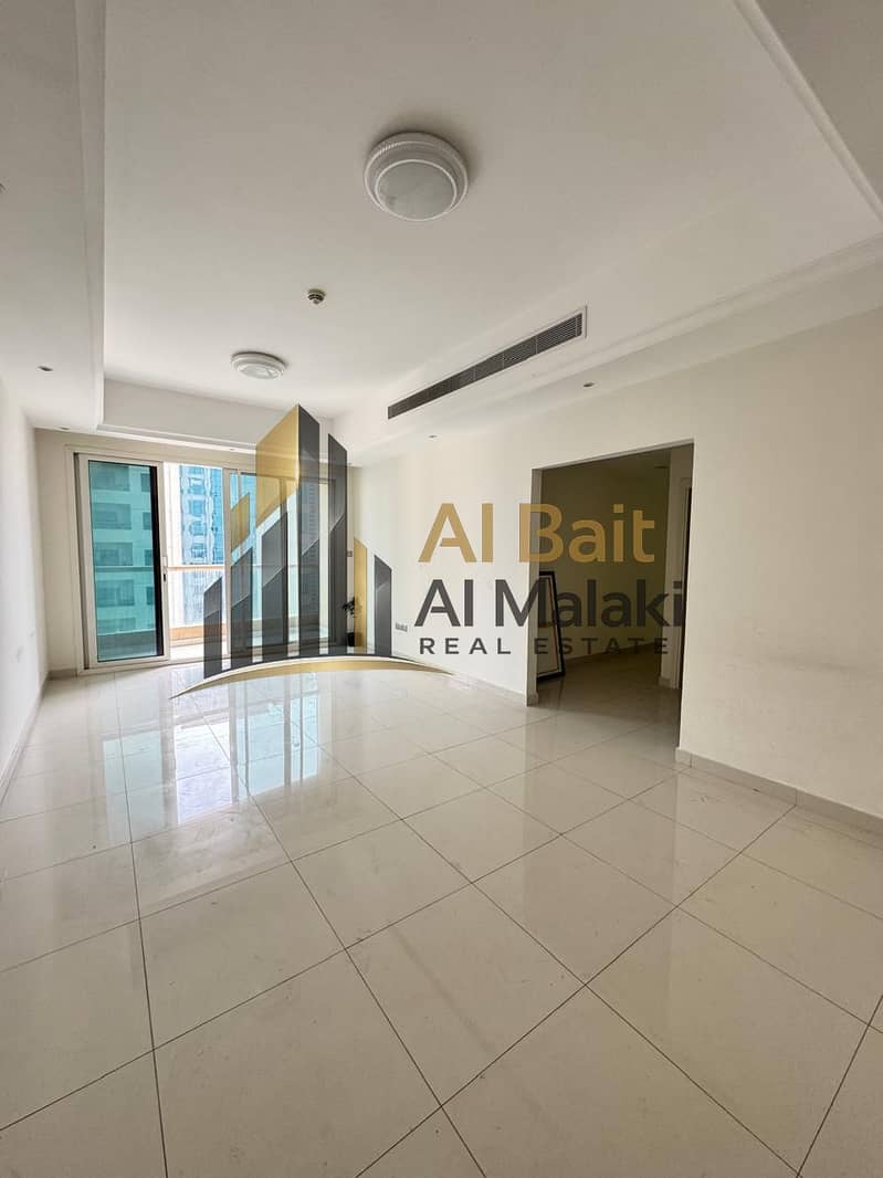 Apartment for annual rent Area: Al-Qasba Number of rooms: 2 master Bathrooms: 3 Air conditioning: central, free Payments: 4 Security depos