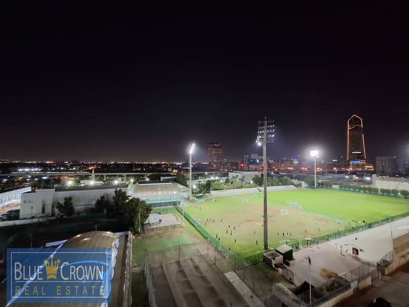 Stadium View:Spacious Flat:New Building:Prime Location:All Aminities