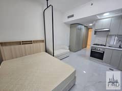 شقة استوديو | بوابة Equiti | شرفة | إطلالة على المجتمع والطريق