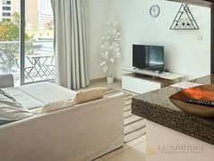 شقة في برج بالوما،مارينا بروميناد،دبي مارينا 1 غرفة 110000 درهم - 14756971