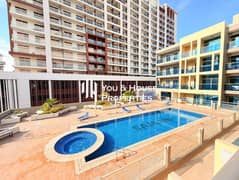 استوديو مفروش | سمانا جرينز | إطلالة على المسبح والمجتمع