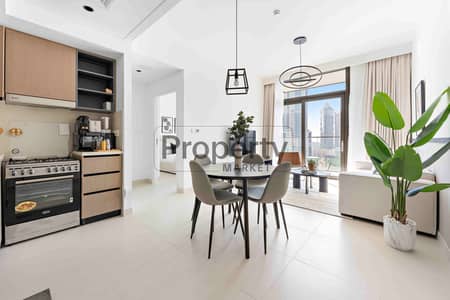 1 Bedroom Apartment for Rent in Downtown Dubai, Dubai - Unfurnished | High Floor | Stunning City View