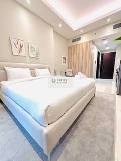 Elegant Furnished Studio | Smart Layout | Prime Location in Hera Tower