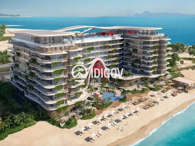 Hotel Apartment for Sale in Al Marjan Island, Ras Al Khaimah - Sea, Beach and Pool View | Private Beach Access