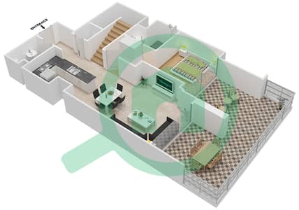 The Grand - 3 Bedroom Townhouse Unit 5 Floor plan