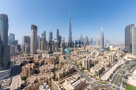 3 Bedroom Flat for Rent in Downtown Dubai, Dubai - 12 Payments | Burj Khalifa View|Vacant End of June