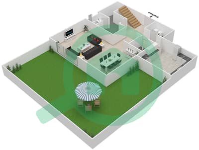 Golf Promenade 2 - 3 Bedroom Townhouse Unit TH2 Floor plan