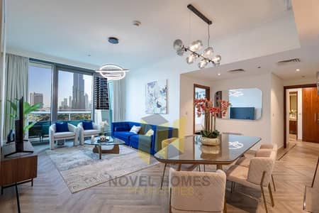 2 Bedroom Apartment for Rent in Downtown Dubai, Dubai - Upgraded Unit | Burj Khalifa View | Furnished