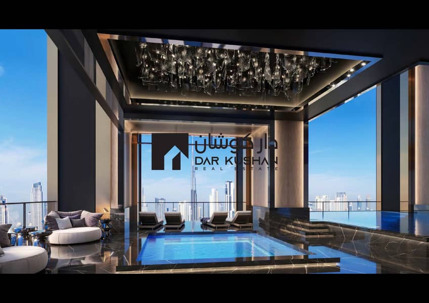 Ruby Sky-Villa | High-Rise Tower | Burj Khalifa & Skyline Views | Business Bay