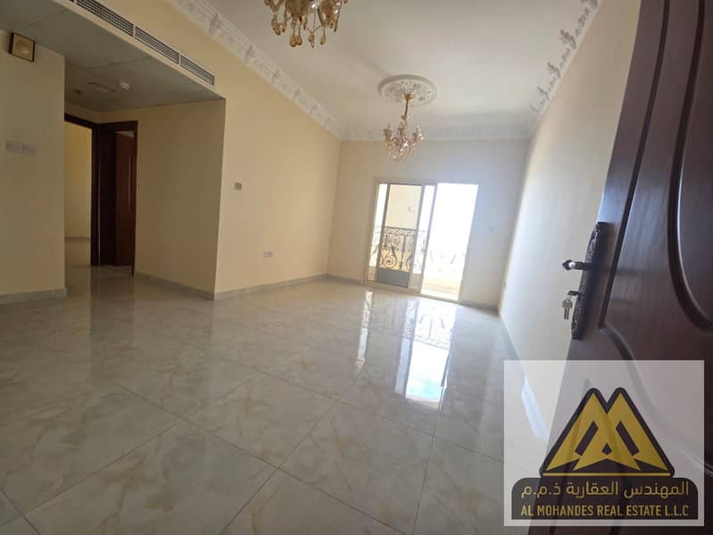 1BR super lux apartment in Al Jurf 2, master with wardrobes, balcony with open view, guest bath, free parking, AED 35K yearly, 6 payments.