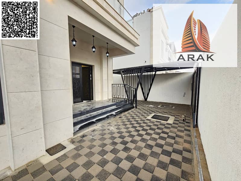 Luxury villa for rent in Al Zahya Ajman with 5 master bedrooms majlis living hall and maid room in a prime location - More