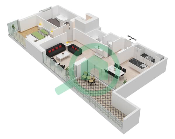 Type C Unit 15 Floor 2-6