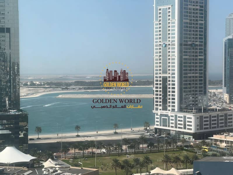 3-Bedroom Apartment in Al Taawun Sharjah with Balcony, Open Sea View, Maid Room, Spacious Layout and Built-in Storage